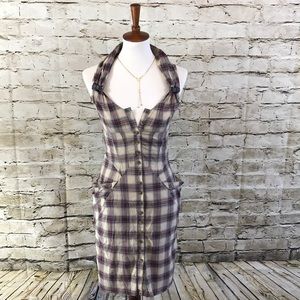 || All Saints || Red Deadwood Altair Dress UK8/US4